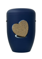 Naturfaser Urne mit Sandherz