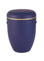 Naturfaser Urne mit Goldring