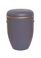Naturfaser Urne mit Goldring