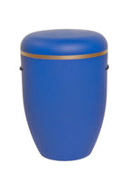 Naturfaser Urne mit Goldring