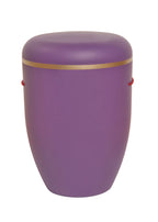 Naturfaser Urne mit Goldring