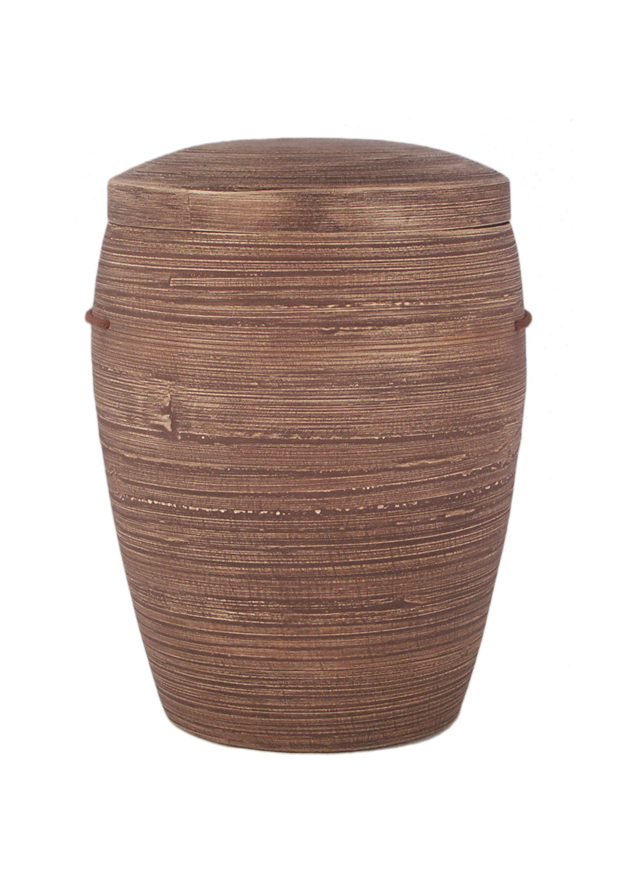 Bambus Urne hellbraun meliert – Nr. 34